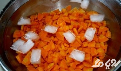 ریخت یخ در هویج