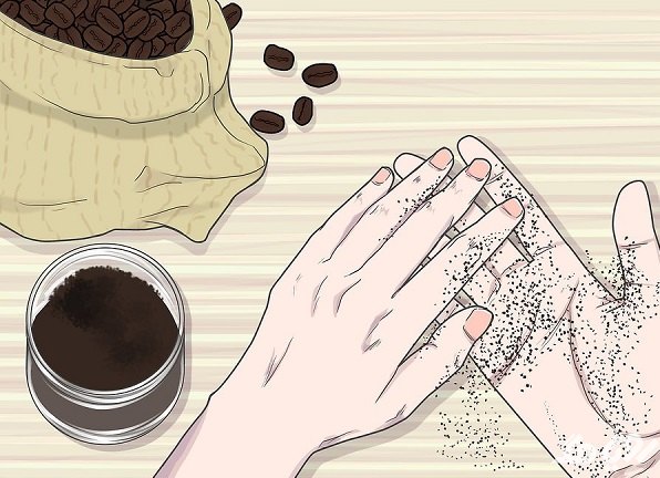 از بین بردن بوی دست ها با قهوه