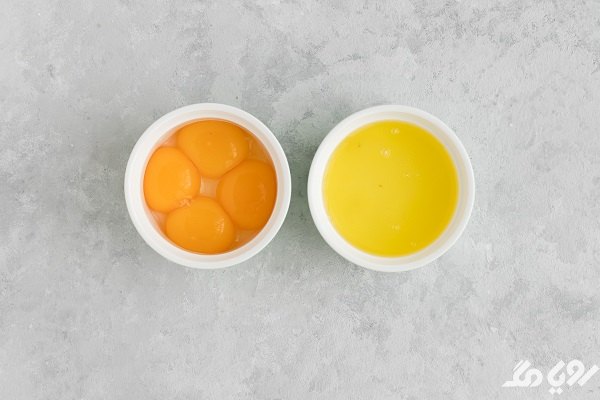 زرده تخم مرغ داروی خانگی مرطوب کننده پوست دست