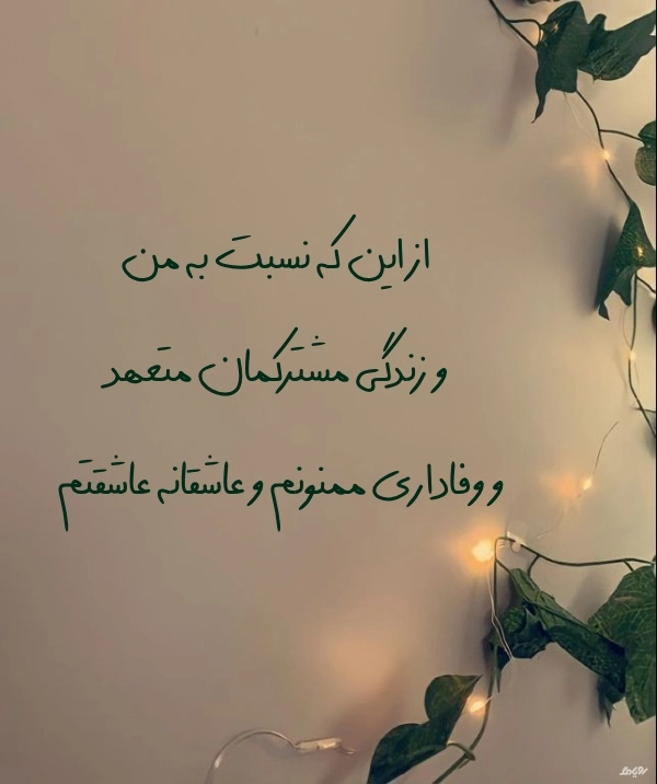 استوری عاشقانه تشکر از همسر